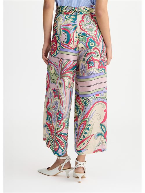 pants woman foulard LIU JO | WA5520T5973/M9547